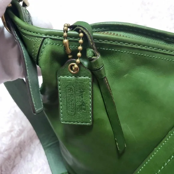 Vintage coach 11422 bleecker large duffle bag leaf green - Picture 3 of 8